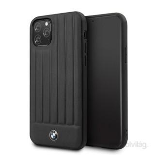 MOBIL-CASE BMW iPhone 11 Pro csíkos fekete kemény bőrtok Mobil