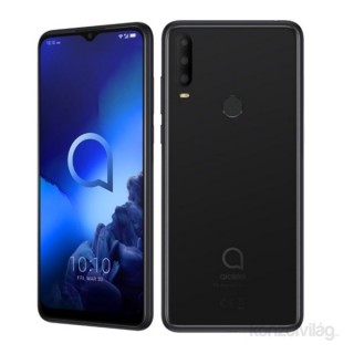 Alcatel 3X 2019 (5048Y) 6,52" LTE 4/64GB Dual SIM Jewelry Black fekete okostelefon Mobil