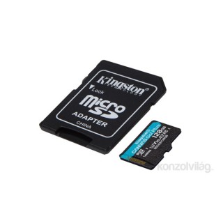 Kingston Technology Canvas Go! Plus memóriakártya 128 GB MicroSD Class 10 UHS-I PC