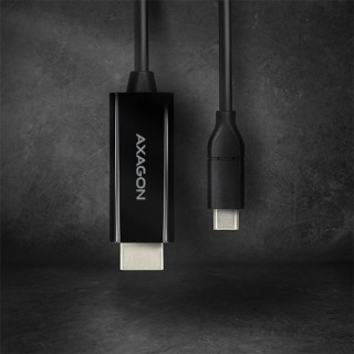 Axagon RVC-HI14C video átalakító kábel 1,85 M USB C-típus HDMI Fekete Mobil