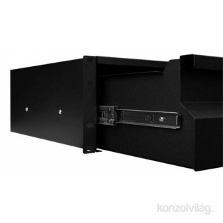 Stalflex RD19-3U-B 19" 3U zárható fekete rack fiók PC