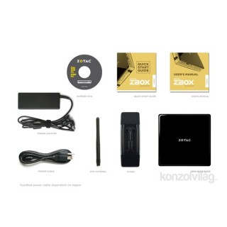 Zotac ZBOX-BI329-E mini Intel barbone asztali PC PC