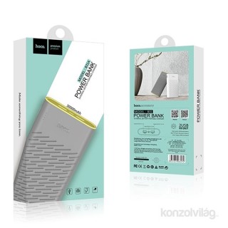 Hoco B31A 2xUSB/30.000 mAh/szürke/sárga power bank Mobil