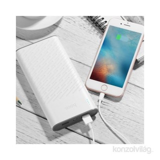 Hoco B31A 2xUSB/30.000 mAh/fehér/szürke power bank Mobil