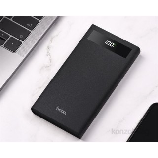 Hoco J49 2xUSB/Type-C/microUSB/PD/QC3.0/10.000 mAh/fekete power bank Mobil