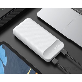 Hoco J52A 2xUSB/20.000 mAh/fehér power bank Mobil