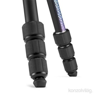 Manfrotto Element MII gömbfejjel 4 szekciós kék alumínium állvány Fényképezőgépek, kamerák