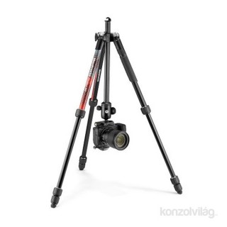 Manfrotto Element MII gömbfejjel 4 szekciós  piros alumínium állvány Fényképezőgépek, kamerák