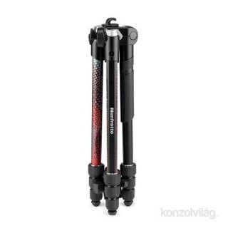 Manfrotto Element MII gömbfejjel 4 szekciós  piros alumínium állvány Fényképezőgépek, kamerák