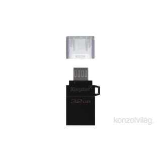 Kingston Technology DataTraveler microDuo3 G2 USB flash meghajtó 32 GB USB Type-A / Micro-USB 3.2 Gen 1 (3.1 Gen 1) PC