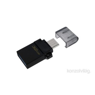 Kingston Technology DataTraveler microDuo3 G2 USB flash meghajtó 32 GB USB Type-A / Micro-USB 3.2 Gen 1 (3.1 Gen 1) PC