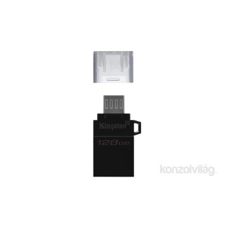 Kingston Technology DataTraveler microDuo3 G2 USB flash meghajtó 128 GB USB Type-A / Micro-USB 3.2 Gen 1 (3.1 Gen 1) PC