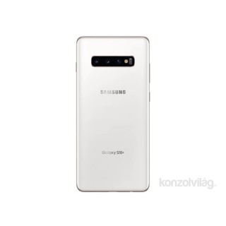 Samsung SM-G975F/DS Galaxy S10+ 6,4" LTE 8/128GB DualSIM ceramic fehér okostelefon Mobil