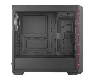 Cooler Master MasterBox MB600L (Ablakos)- Fekete/Piros PC