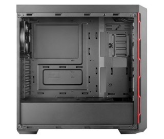 Cooler Master MasterBox MB600L (Ablakos)- Fekete/Piros PC