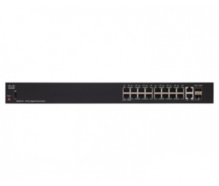 Cisco SG250-18 16port GbE LAN 2x GbE SFP Smart menedzselhető switch PC