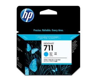 HP 711 (CZ134A) - Ciánkék, 3db-os csomag PC