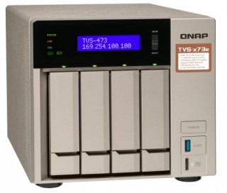 4-Bay NAS, AMD RX-421BD 2.1~3.4 GHz, 4GB DDR4 RAM (max 64GB) , 4x 2.5"/3.5" + 2x PC