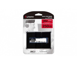 Kingston 250GB SSD A2000 M.2 2280 NVMe PCIe Gen 3.0x4, R/W 2000/1000 MB/s PC