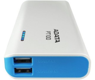 PBANK Adata PT100 [10000mAh] - Fehér Mobil