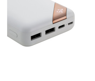 PBANK Canyon CNE-CPBP20W 20000mAh Powerbank with digital display White Mobil