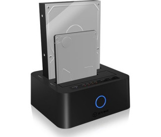 HDD-DOCK Raidsonic Icy Box IB-123CL-U3 (USB3.0) - Fekete PC