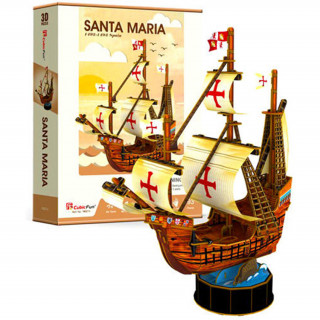 3D puzzle - Santa Maria - 93 db-os Játék