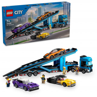 LEGO City: Autószállító kamion sportautókkal (60408) Játék