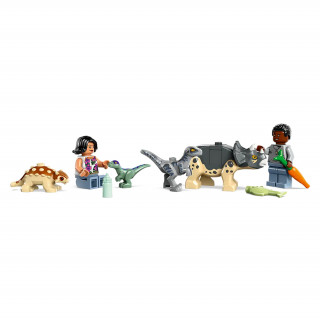 LEGO Jurassic World Kis dínók mentőközpont (76963) Játék