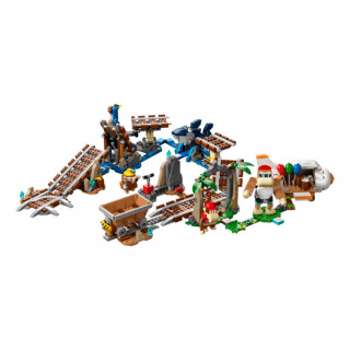 LEGO Super Mario: Diddy Kong Mine Cart Ride kiegészítő készlet (71425) Játék