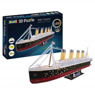 Revell RV 3D-Puzzle RMS Titanic LED Edition (00154) Játék