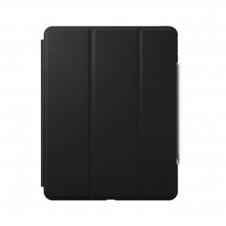 Nomad Rugged Apple iPad Pro 12.9" bőr flip tok, fekete Mobil