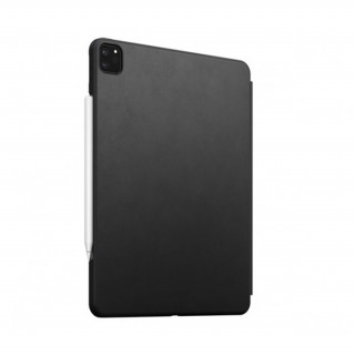 Nomad Rugged Apple iPad Pro 12.9" bőr flip tok, fekete Mobil