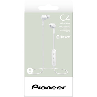 Pioneer SE-C4BT-W mikrofonos Bluetooth fülhallgató (fehér) Mobil