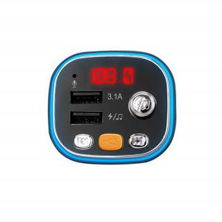 S-Link FM Transmitter - SL-BT306 (5V/3.1A, Bluetooth, 2db USB,Micro SD, RGB) Mobil