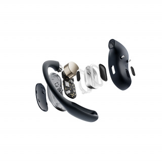 Shokz OpenFit Air. Bluetooth sport fülhallgató - Fekete (T511-ST-BK) Mobil