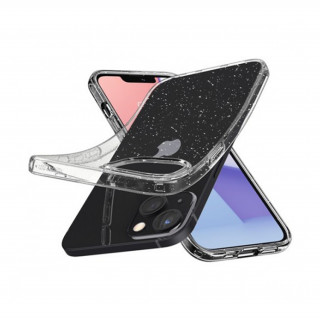 Spigen Liquid Crystal Glitter Apple iPhone 13 mini Crystal Quartz tok, átlátszó Mobil