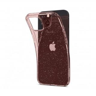 Spigen Liquid Crystal Glitter Apple iPhone 13 mini Rose Quartz tok, átlátszó Mobil