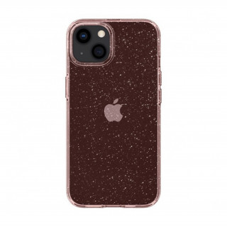 Spigen Liquid Crystal Glitter Apple iPhone 13 Rose Quartz tok, átlátszó Mobil