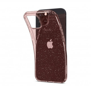 Spigen Liquid Crystal Glitter Apple iPhone 13 Rose Quartz tok, átlátszó Mobil