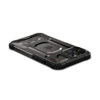 Spigen Nitro Force Apple iPhone 13 Pro Max Matte Black tok, fekete Mobil