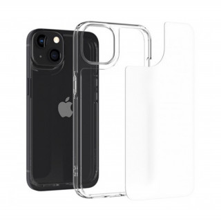 Spigen Quartz Hybrid Apple iPhone 13 Matte Clear tok, fekete-átlátszó Mobil