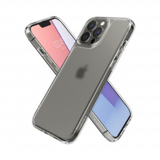 Spigen Quartz Hybrid Apple iPhone 13 Pro Max Matte Clear tok, fekete-átlátszó Mobil