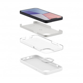 Spigen Silicone Fit Apple iPhone 13 White tok, fehér Mobil