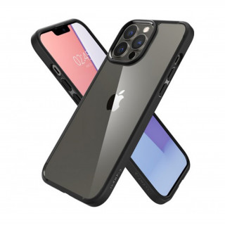 Spigen Ultra Hybrid Apple iPhone 13 Pro Max Matte Black tok, matt fekete Mobil