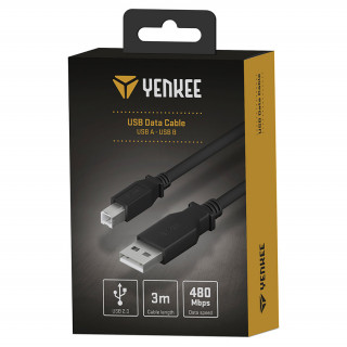 YENKEE YCU 016 BK USB A - USB B kábel Mobil