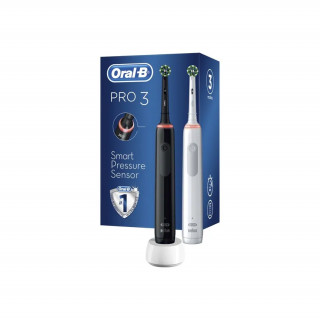 Oral-B Pro 3 3900 Duo 2 db-os elektromos fogkefe szett Otthon