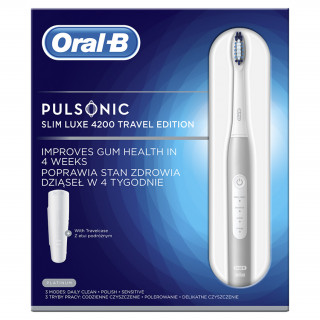 Oral-B Pulsonic Slim Luxe 4200 Platinum elektromos fogkefe Otthon