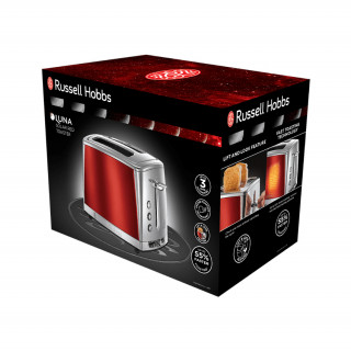 Russell Hobbs 23220-56/RH Luna piros kenyérpirító Otthon