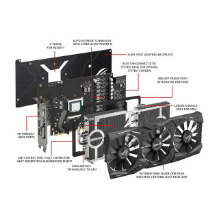 ASUS AMD ROG STRIX RX VEGA 56 O8G GAMING (90YV0B50-M0NA00) PC